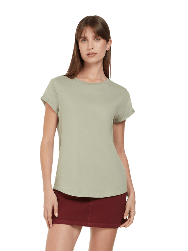 Women's Rolled Sleeve T-shirt
