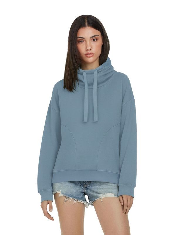 Women's Funnel Neck Sweatshirt