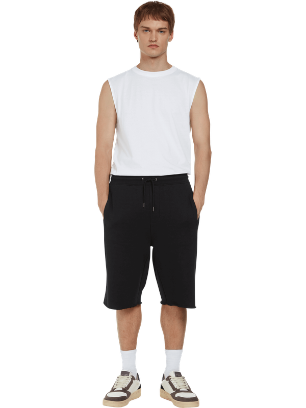 Raw Hem Sweat Shorts