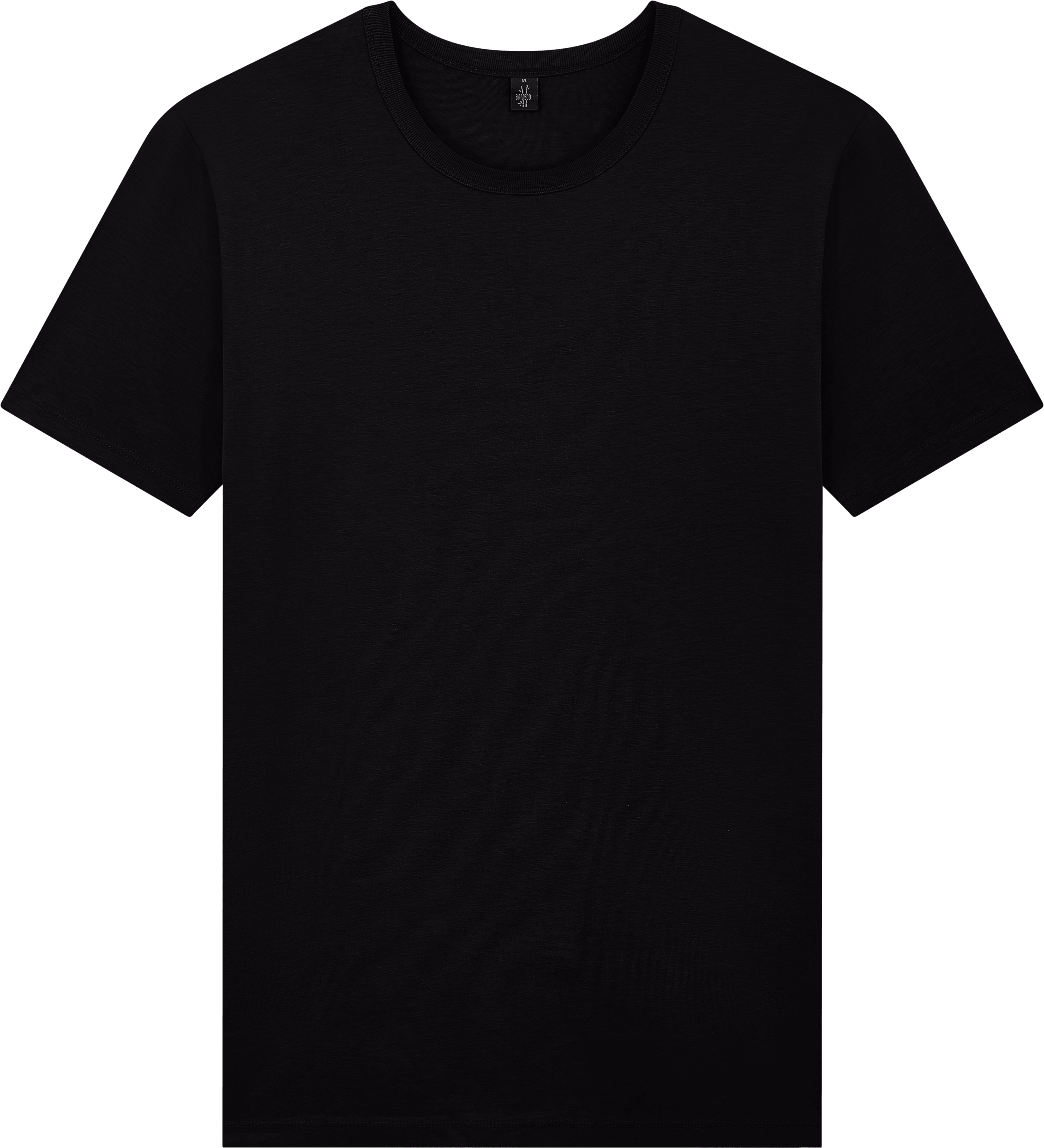 Earth Positive Bamboo Jersey T-shirt BAM01 in Black
