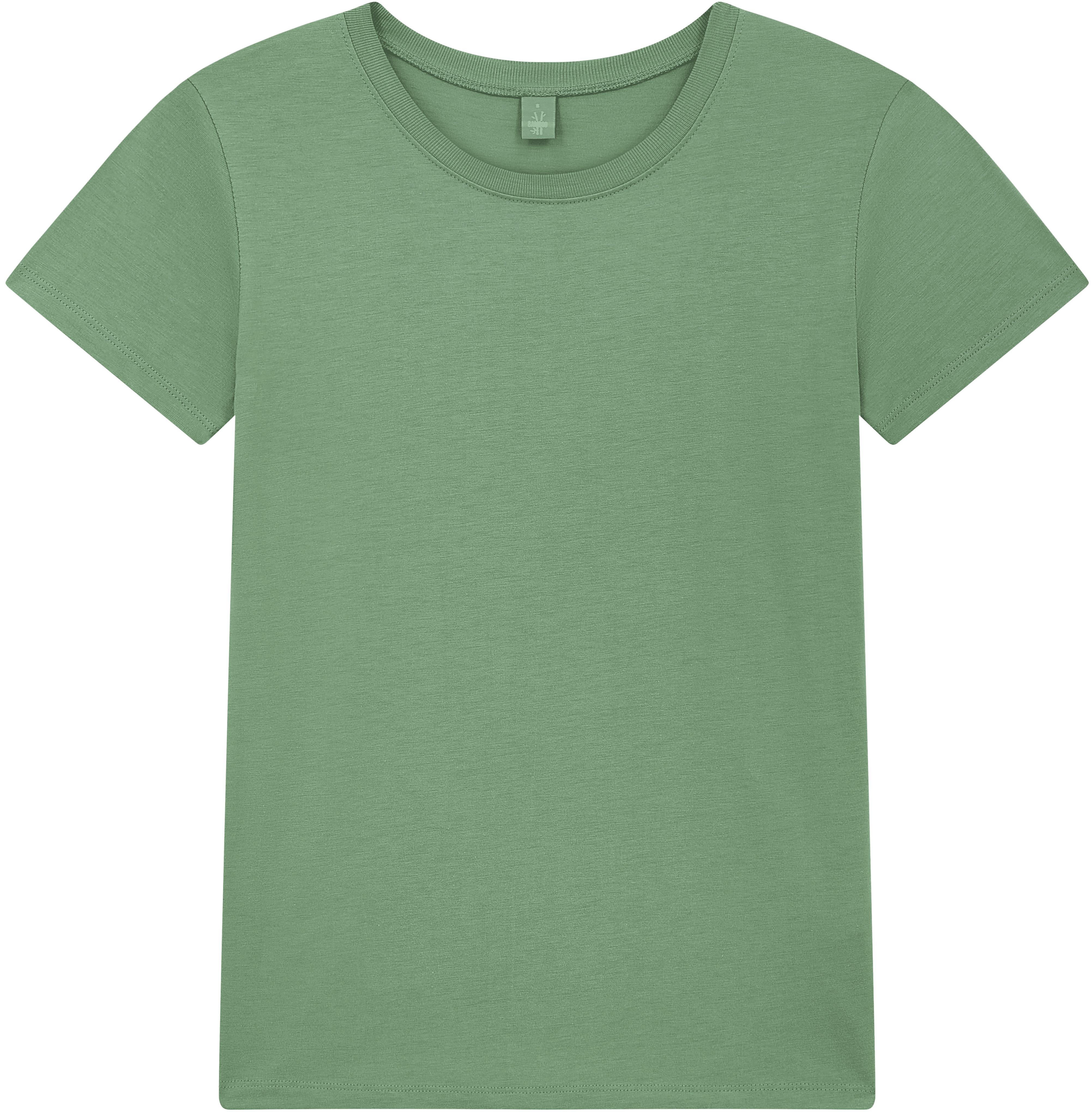 Earth Positive Bamboo Women's Jersey T-shirt BAM02 in Bamboo Green