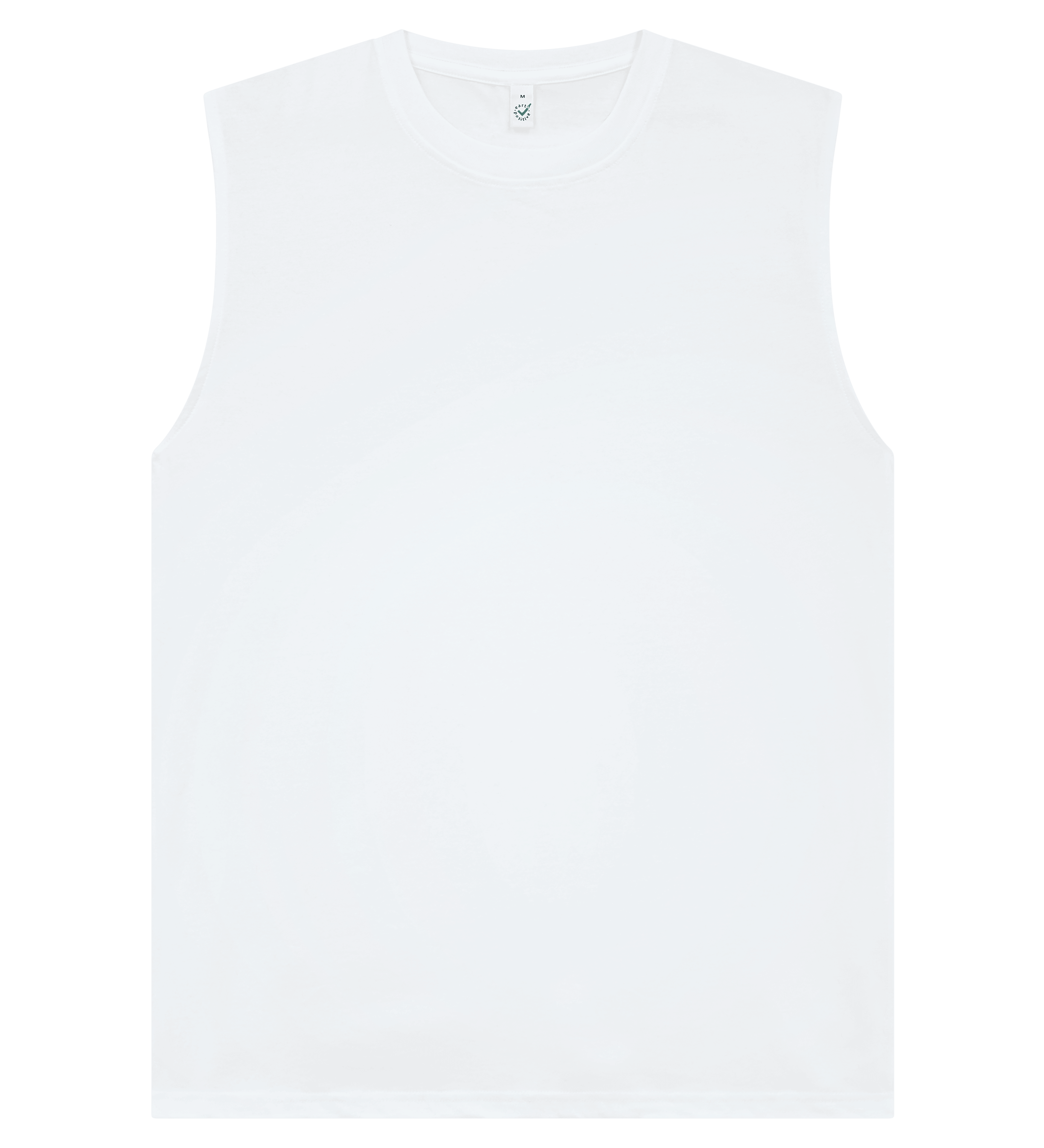 Earth Positive Sleeveless T-shirt EP01S in White