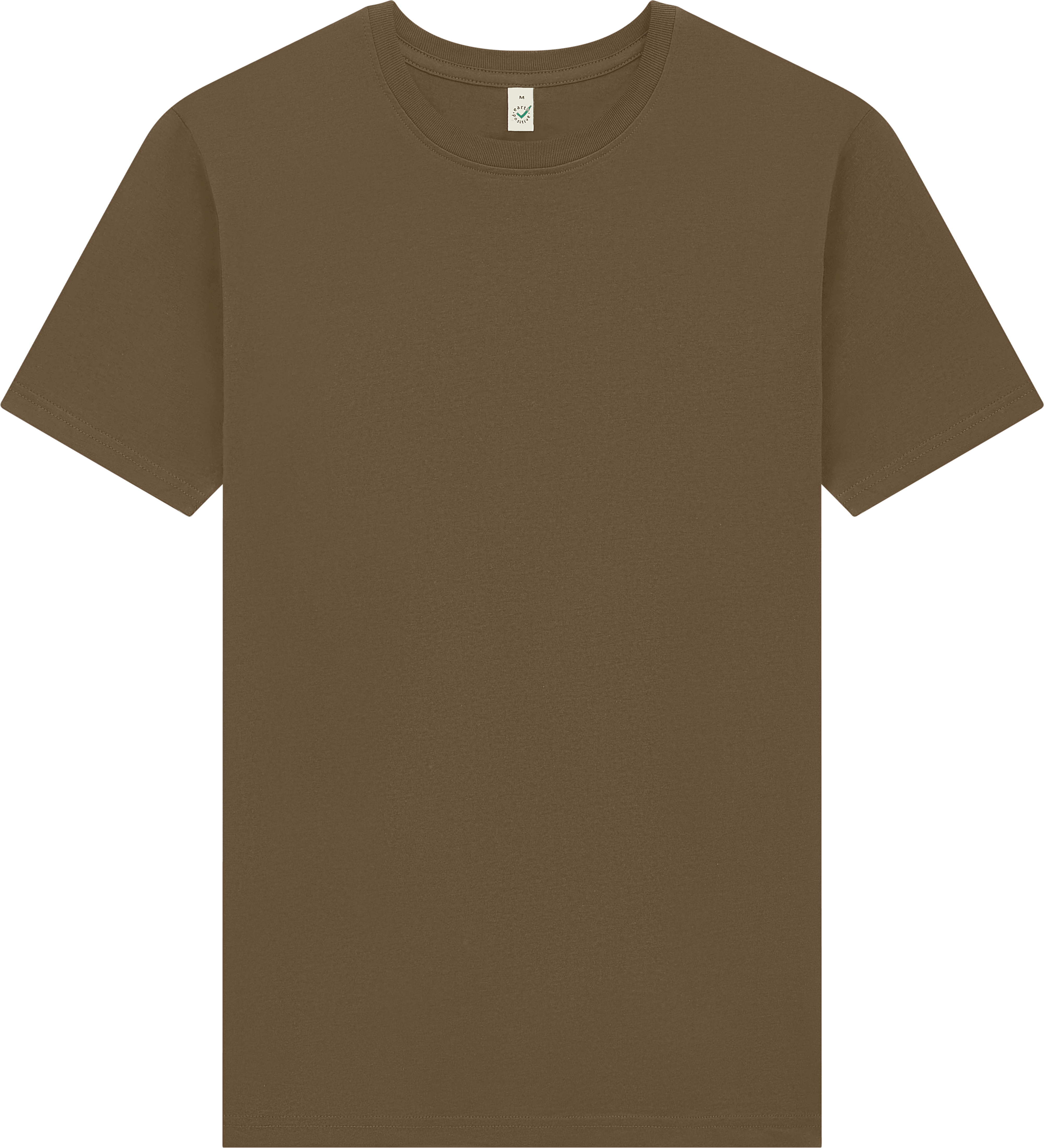 Earth Positive Premium Jersey T-shirt EP185 in Faded Brown