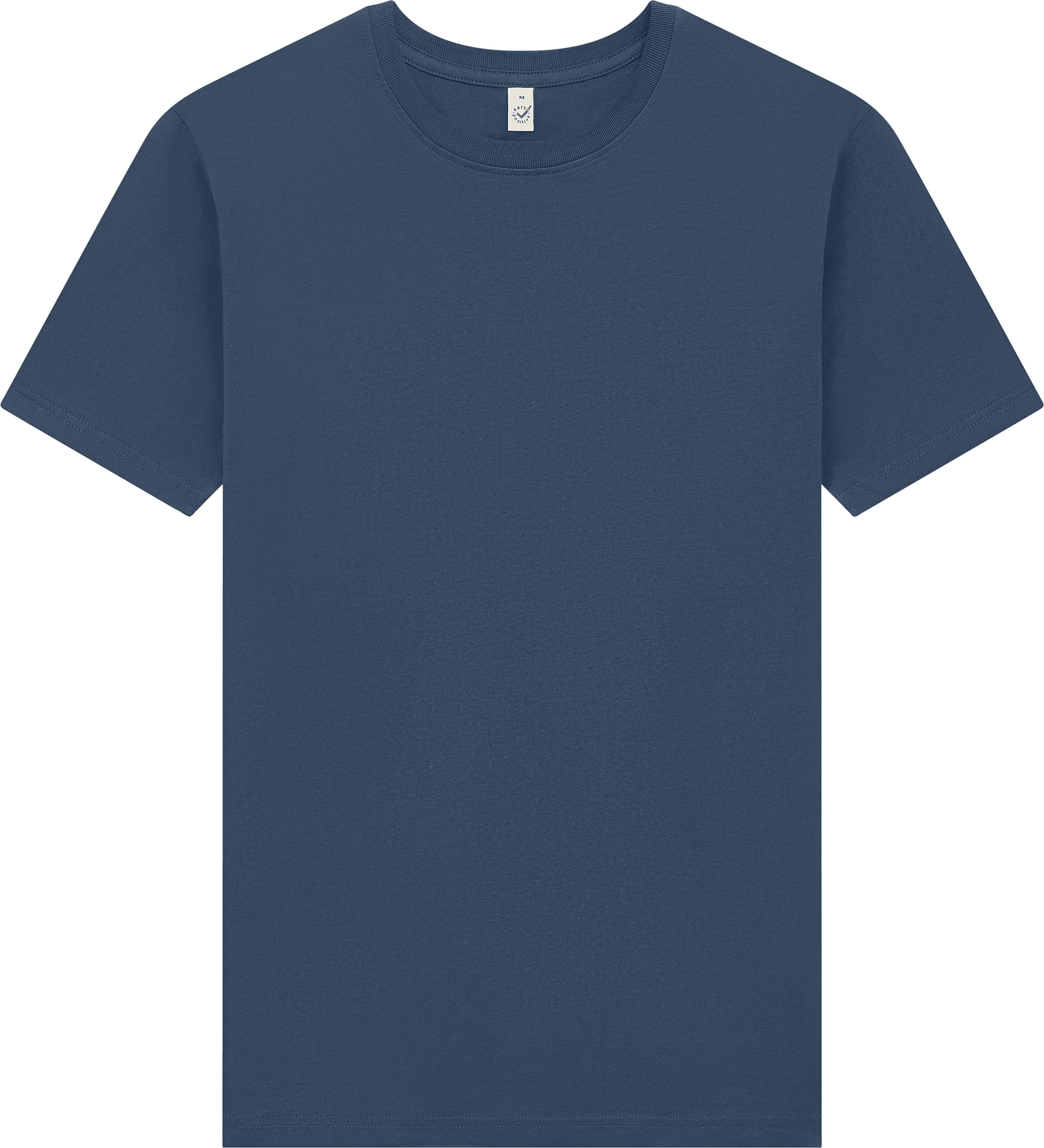 Earth Positive Premium Jersey T-shirt EP185 in Faded Navy