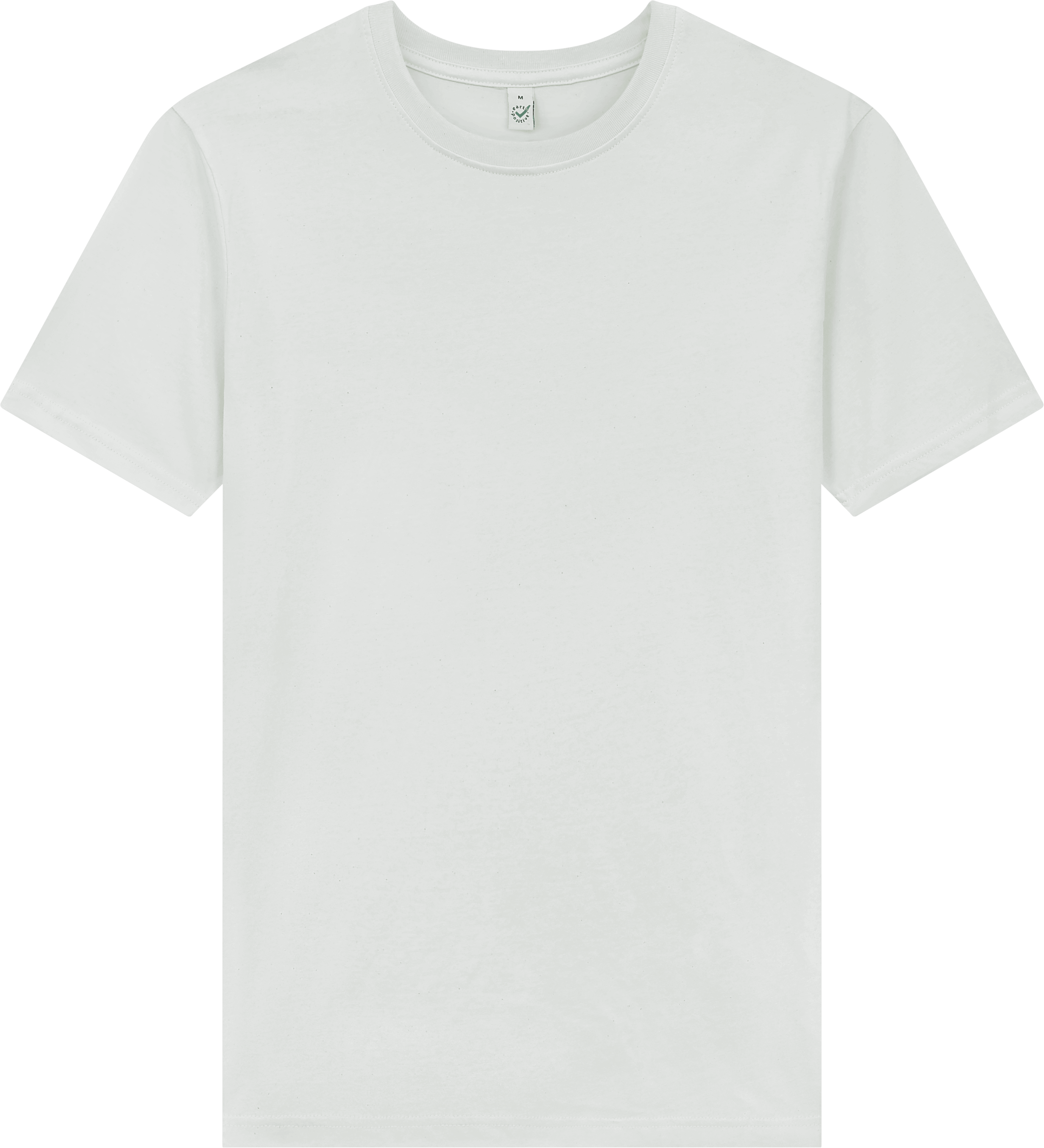 Earth Positive Premium Jersey T-shirt EP185 in Faded White