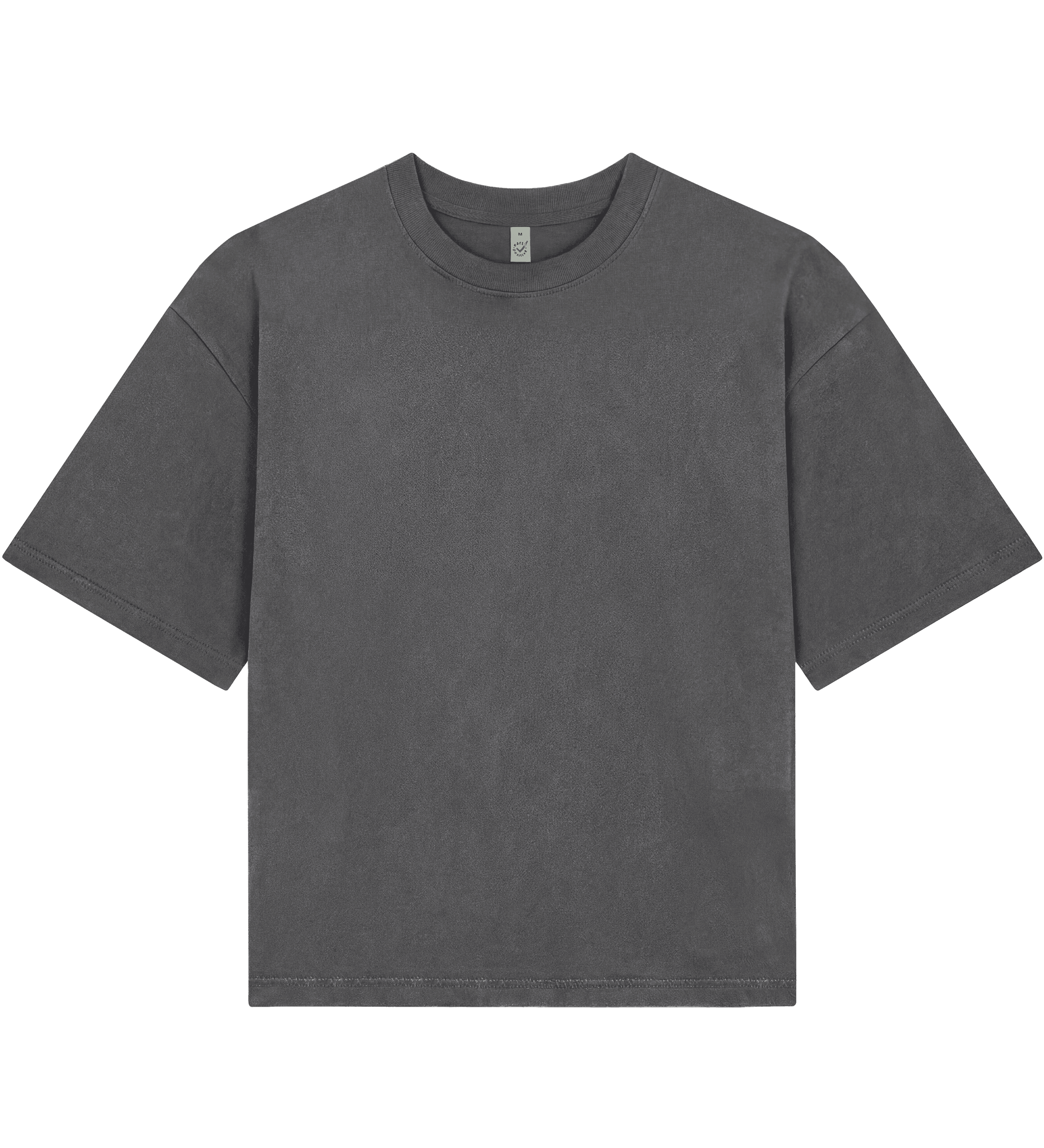 Earth Positive Women's Heavy Boxy T-shirt EP220 in Stone Washed Grey