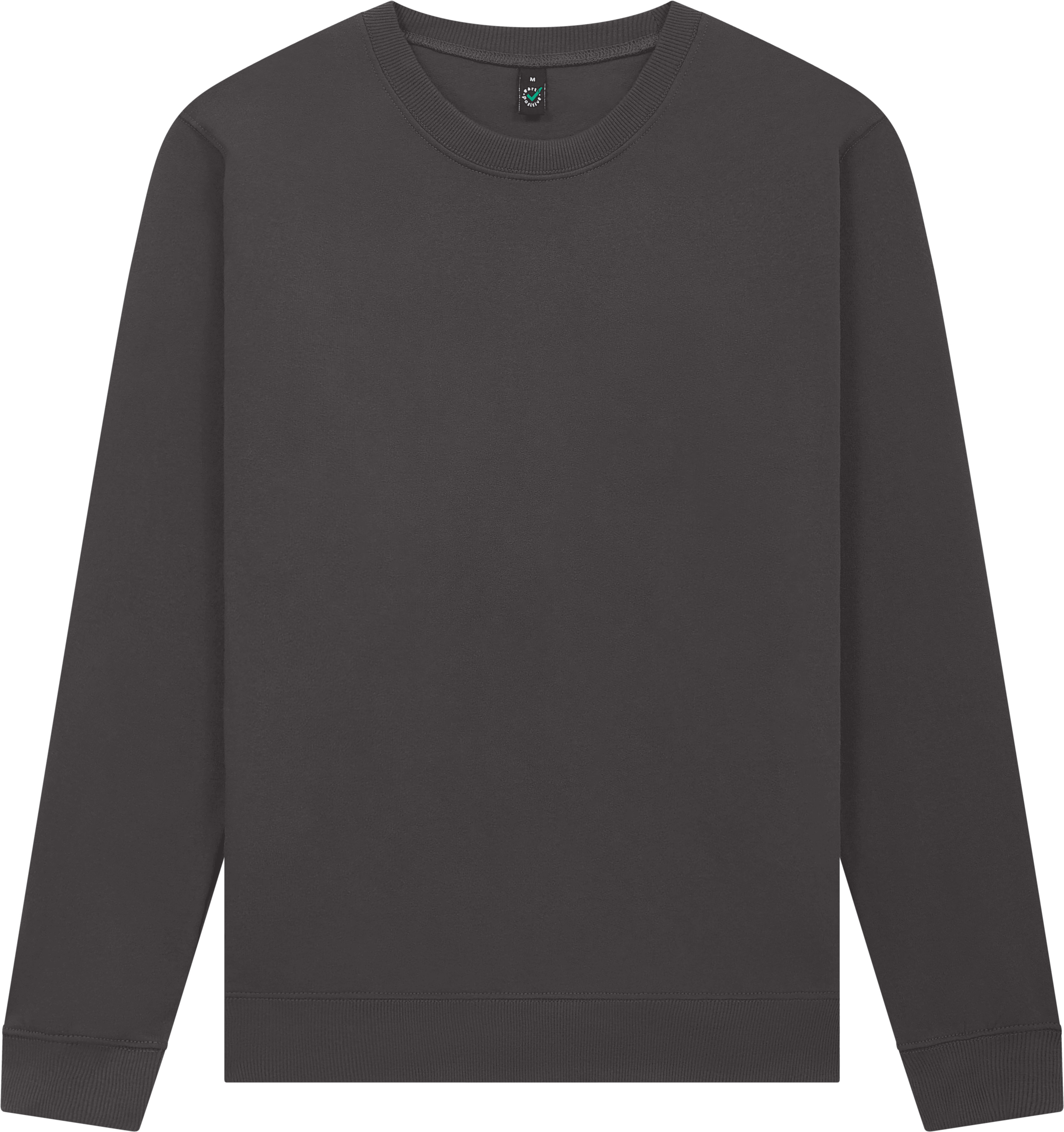 Earth Positive Sweatshirt EP302 in Faded Black Deep Grey