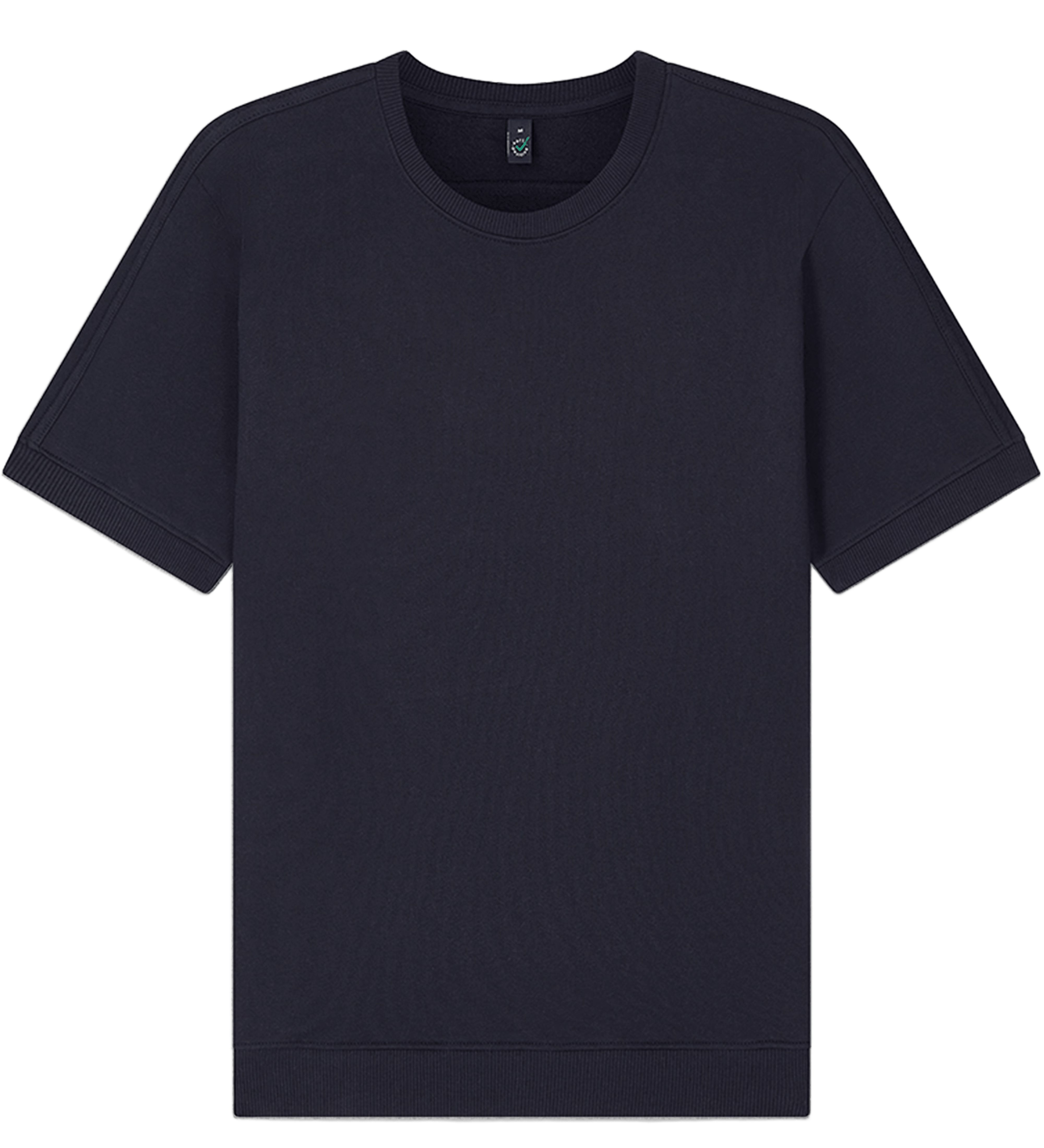 Earth Positive Short Sleeve Sweatshirt EP312 in Dark Navy