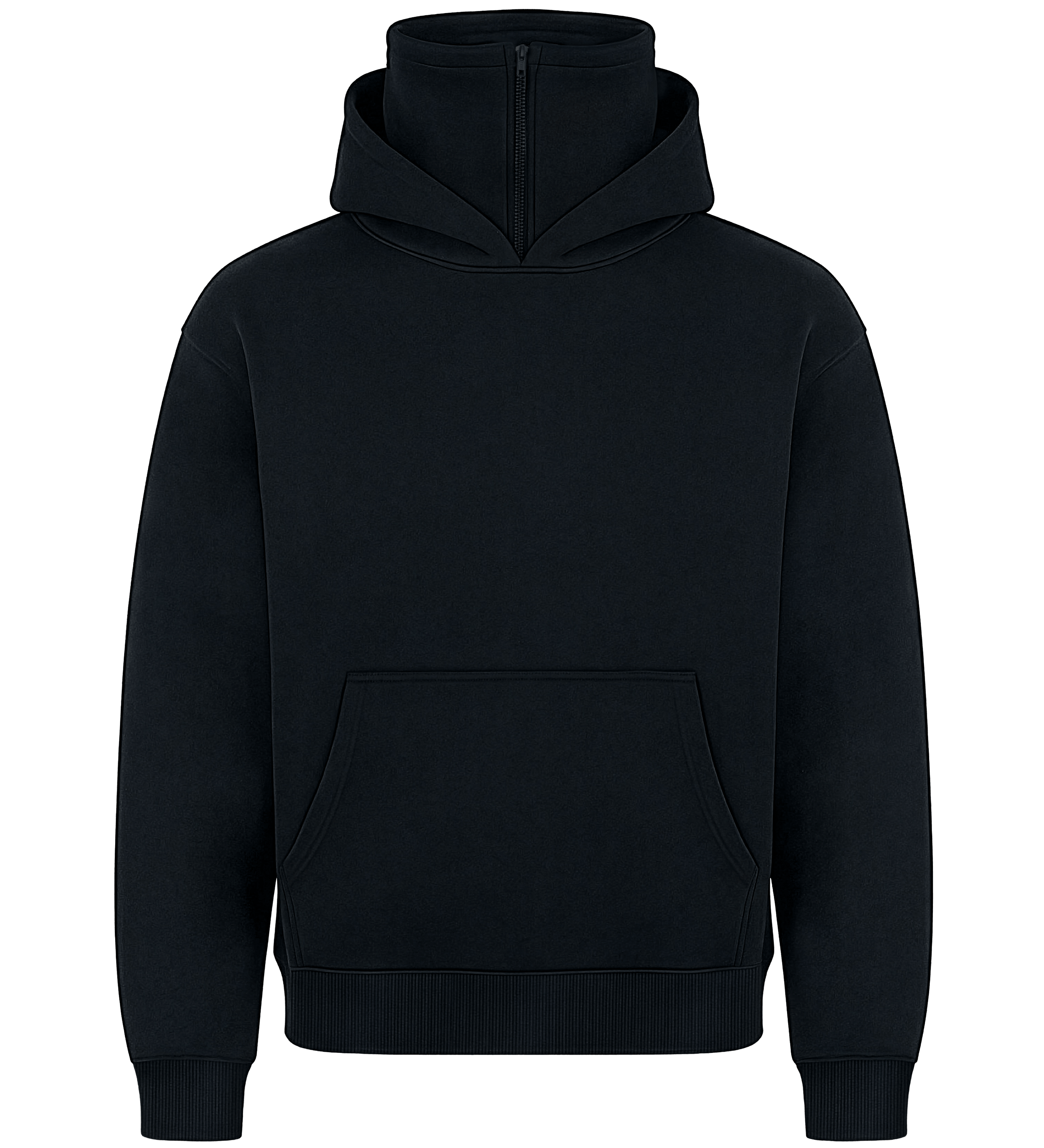 EP313 - Earth Positive® Super High Neck Hoodie – Organic, Ethical