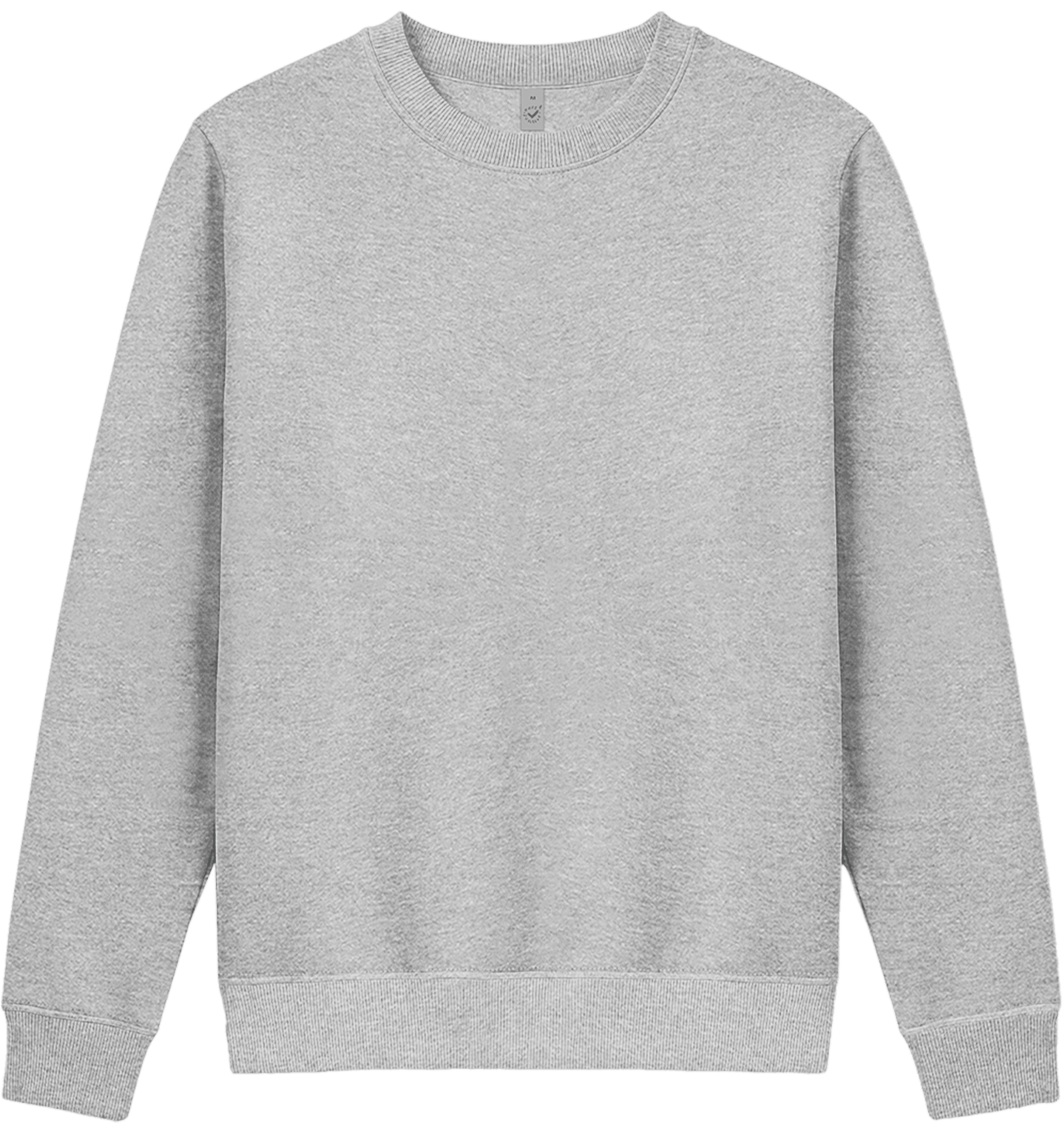 Earth Positive Women's Crew Neck Sweatshirt EP319 in Light Heather