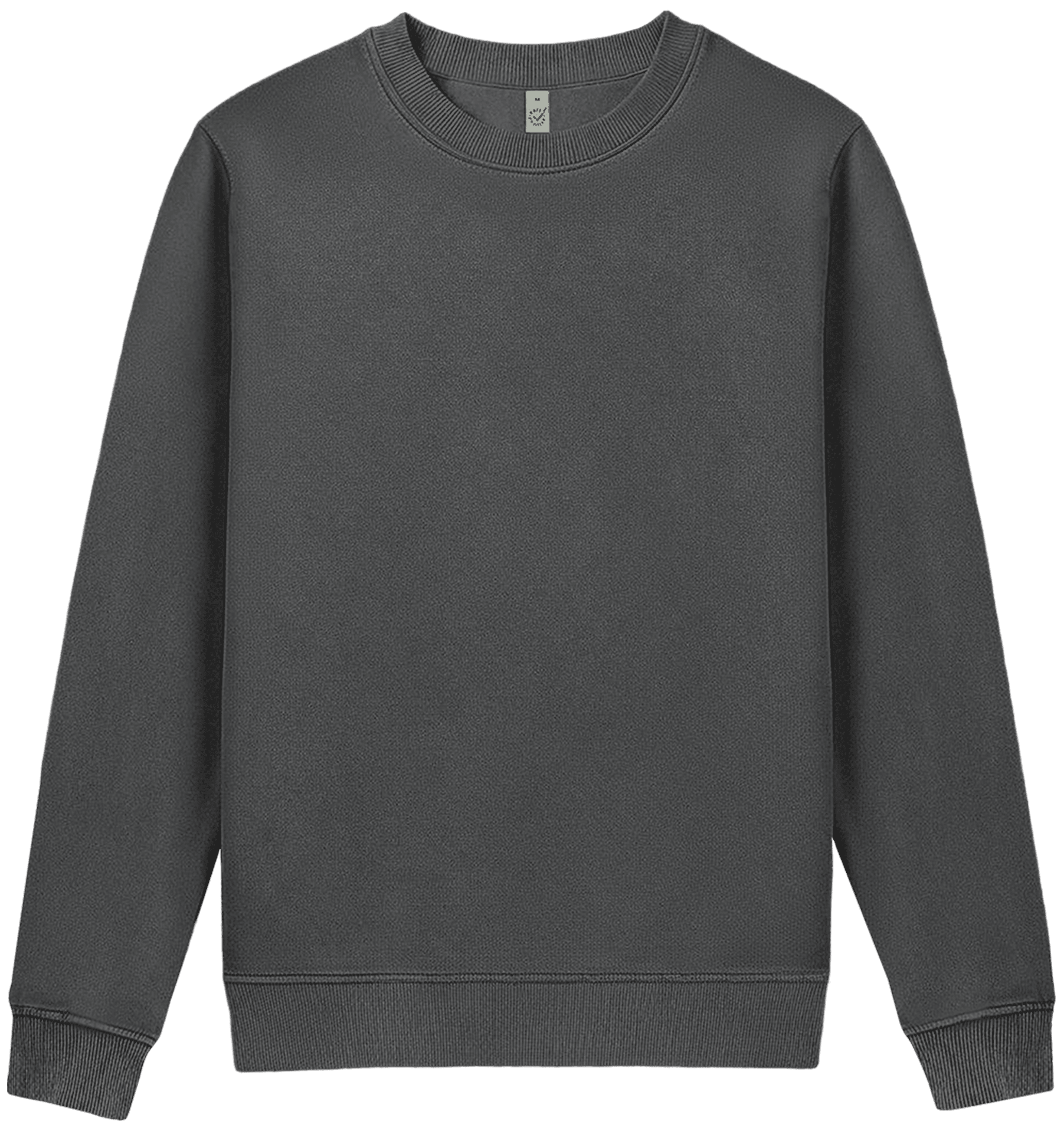 Earth Positive Women's Crew Neck Sweatshirt EP319 in Stone Washed Grey