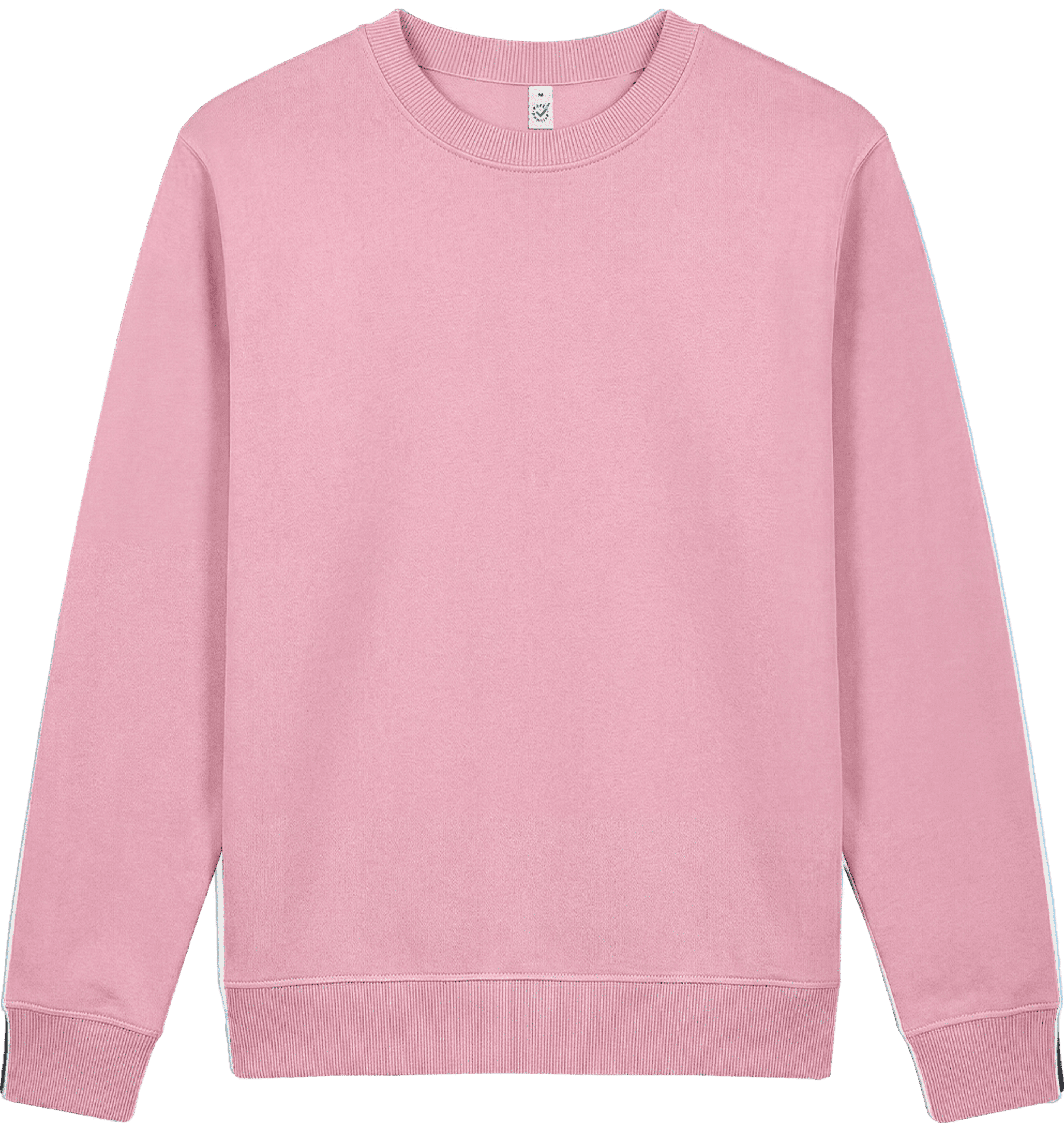 Earth Positive Women's Crew Neck Sweatshirt EP319 in Stone Washed Pink