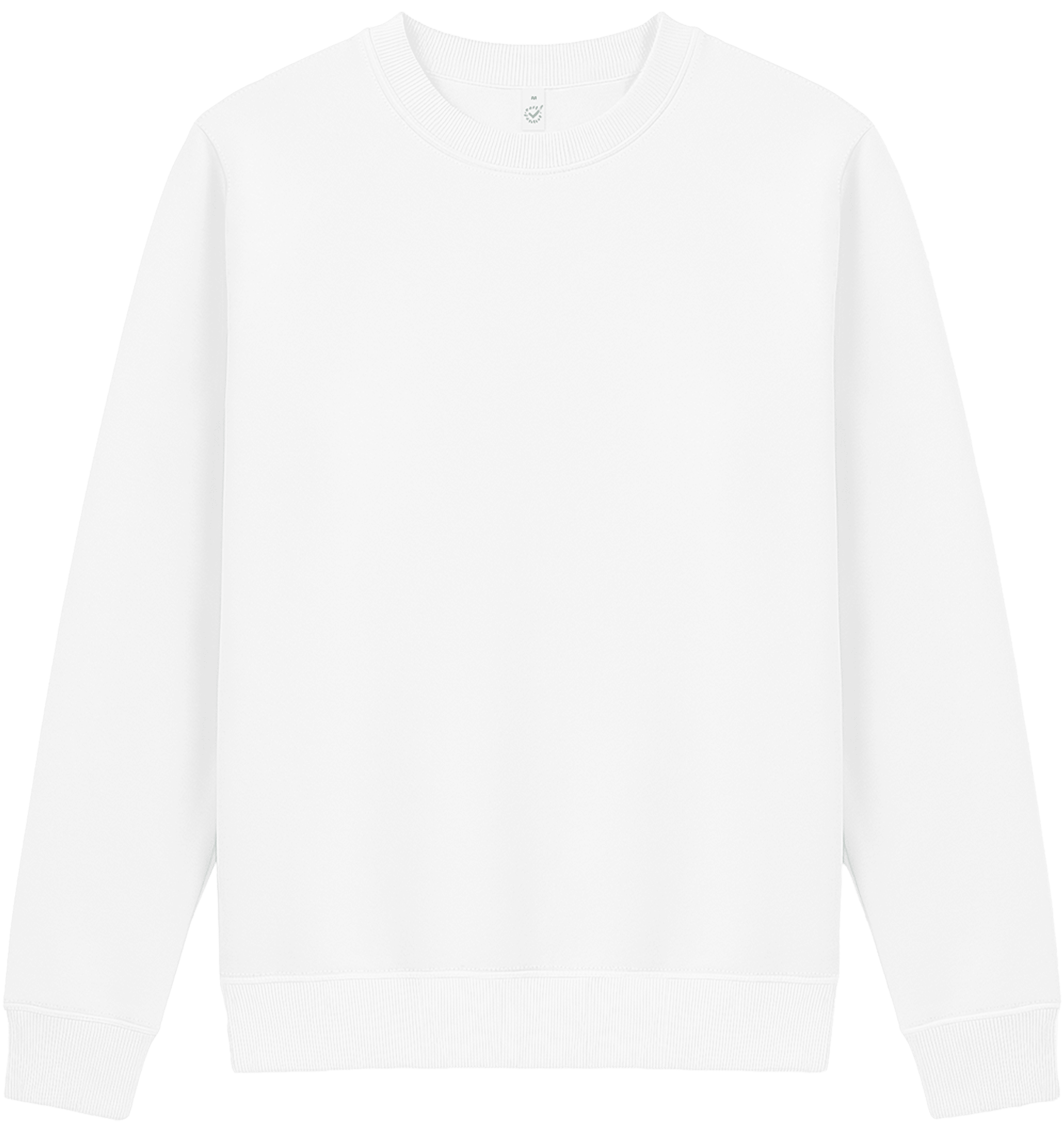 Earth Positive Women's Crew Neck Sweatshirt EP319 in White