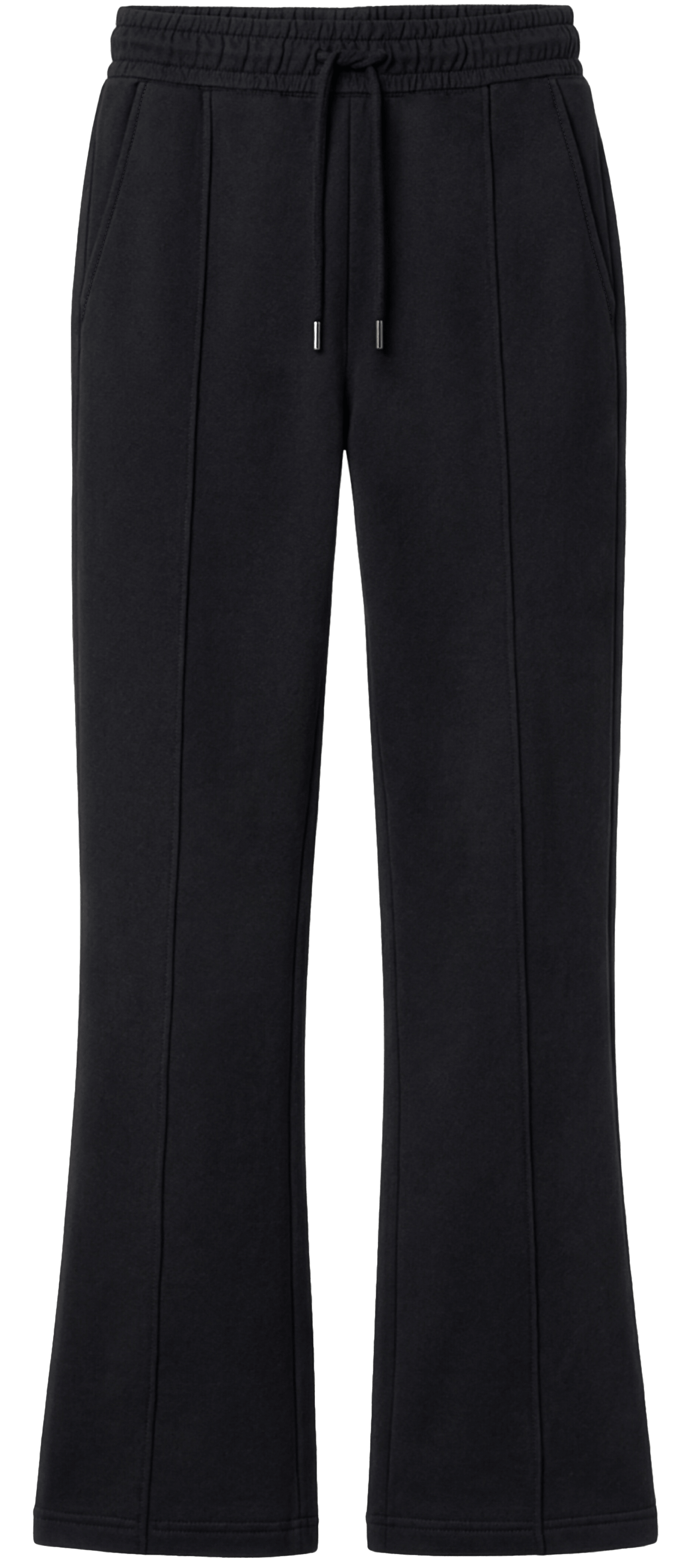 Earth Positive Women's Flared Leg Sweatpants EP347 in Black