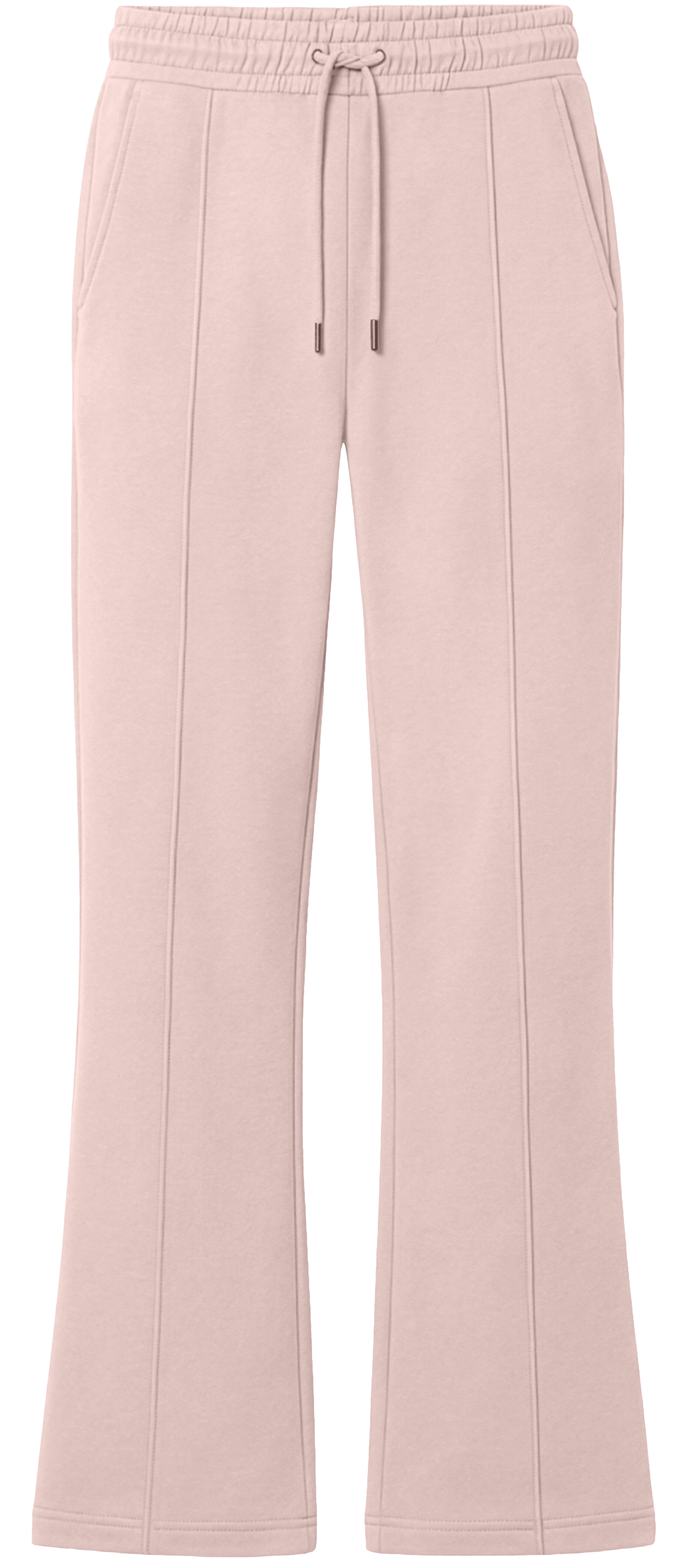 Earth Positive Women's Flared Leg Sweatpants EP347 in Baby Pink