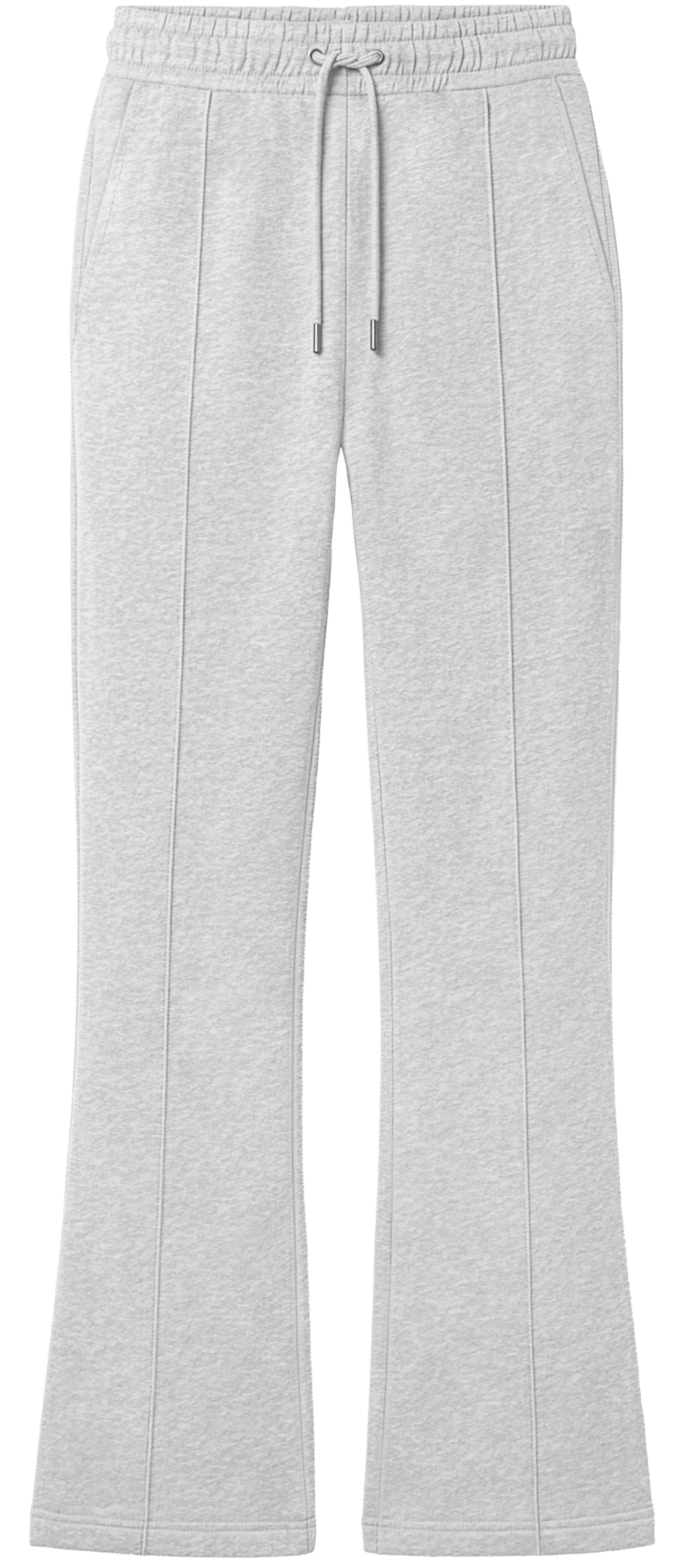 Earth Positive Women's Flared Leg Sweatpants EP347 in Light Heather