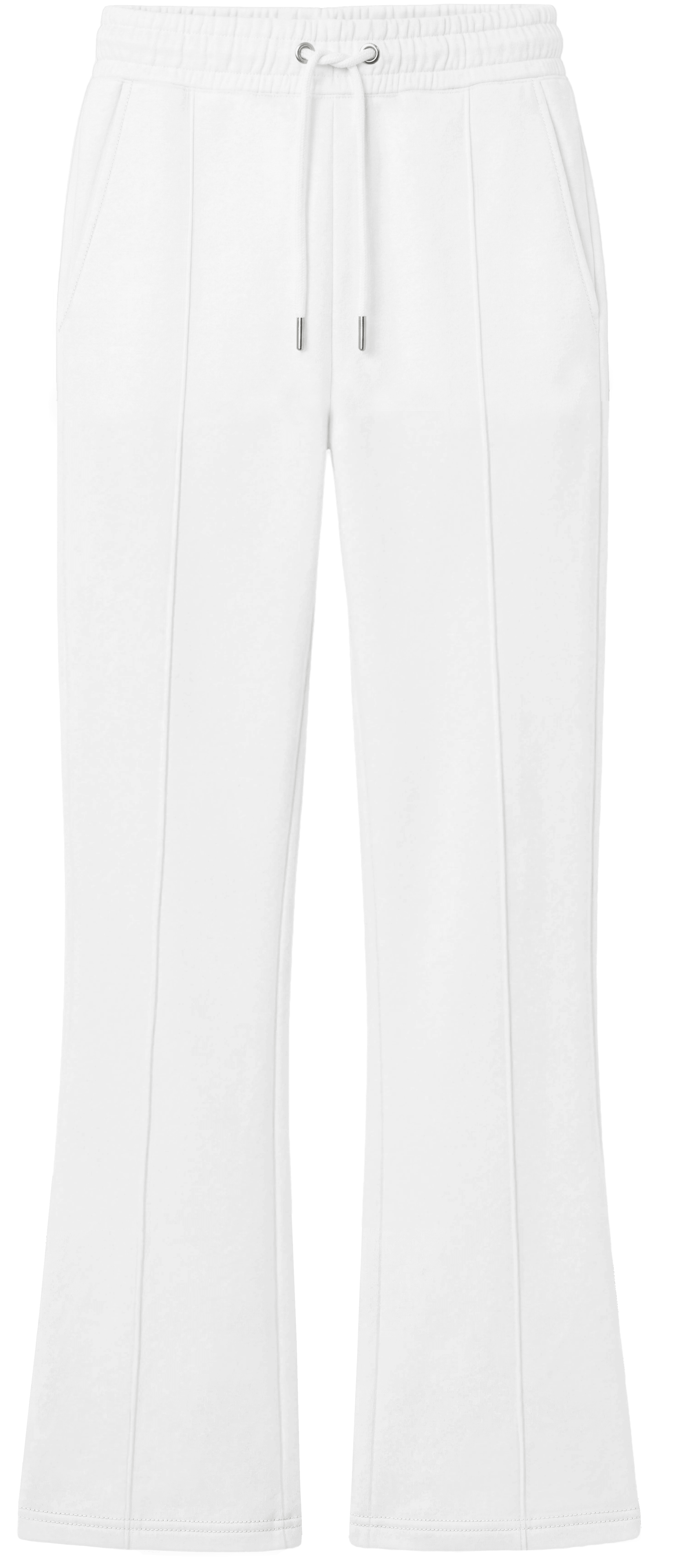 Earth Positive Women's Flared Leg Sweatpants EP347 in White