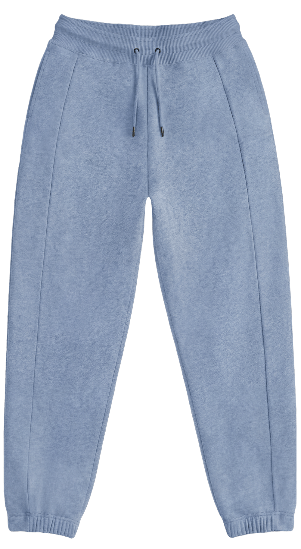Earth Positive Women's Barrel Leg Sweatpants EP348 in Light Blue Heather