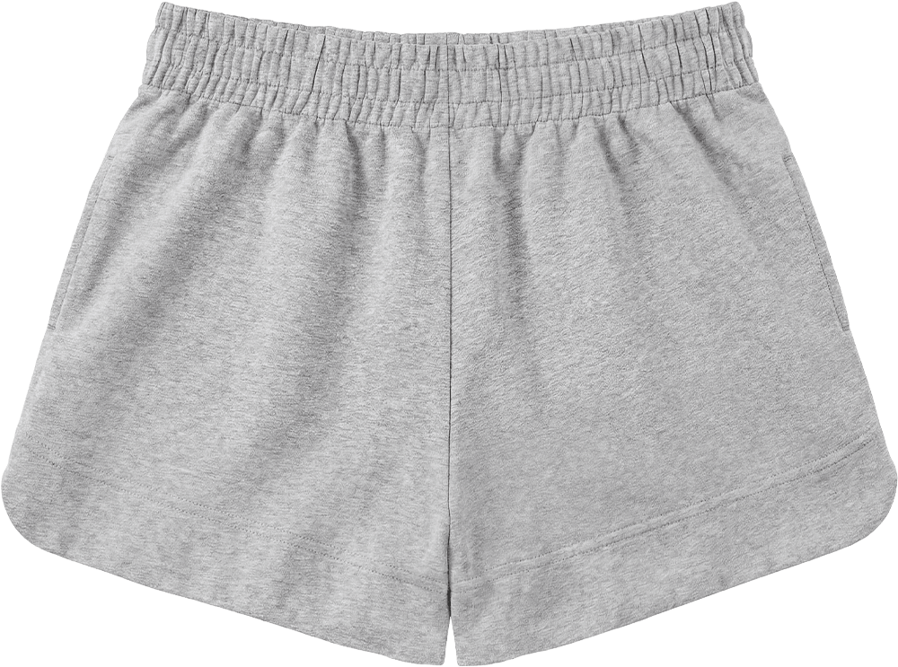 Earth Positive Women's Shorts EP349 in Light Heather