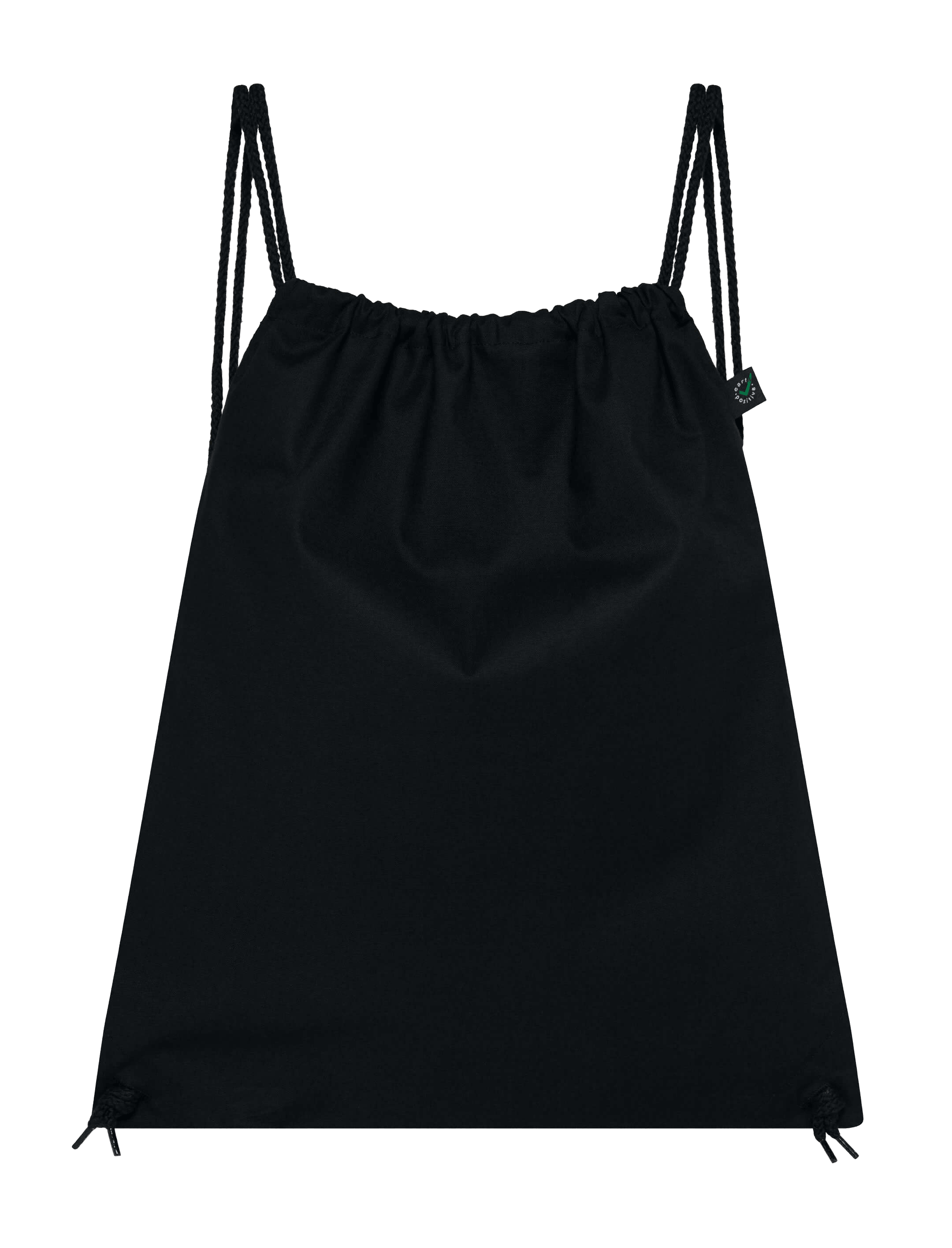 Earth Positive Drawstring Bag EP76 in Black