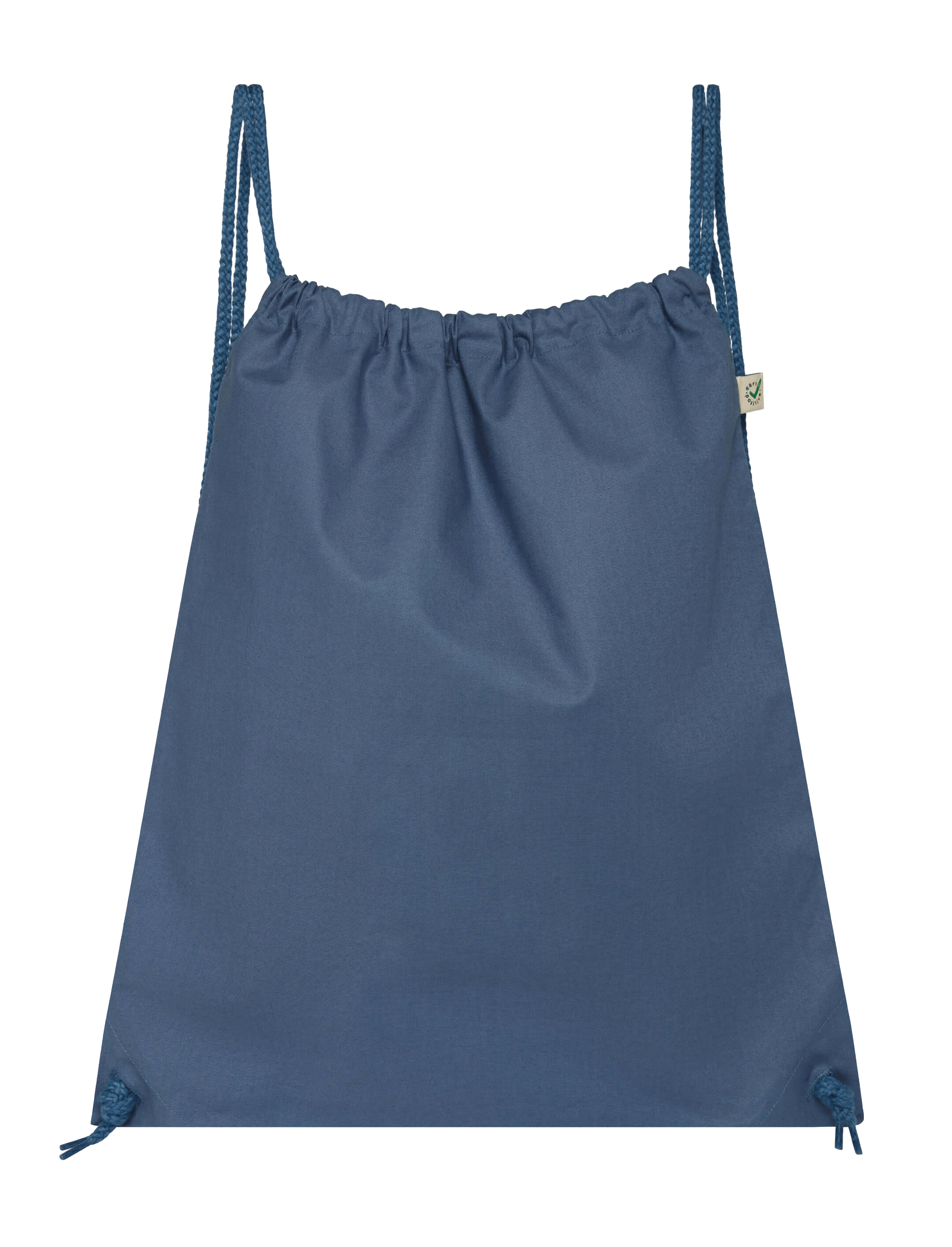 Earth Positive Drawstring Bag EP76 in Faded Denim