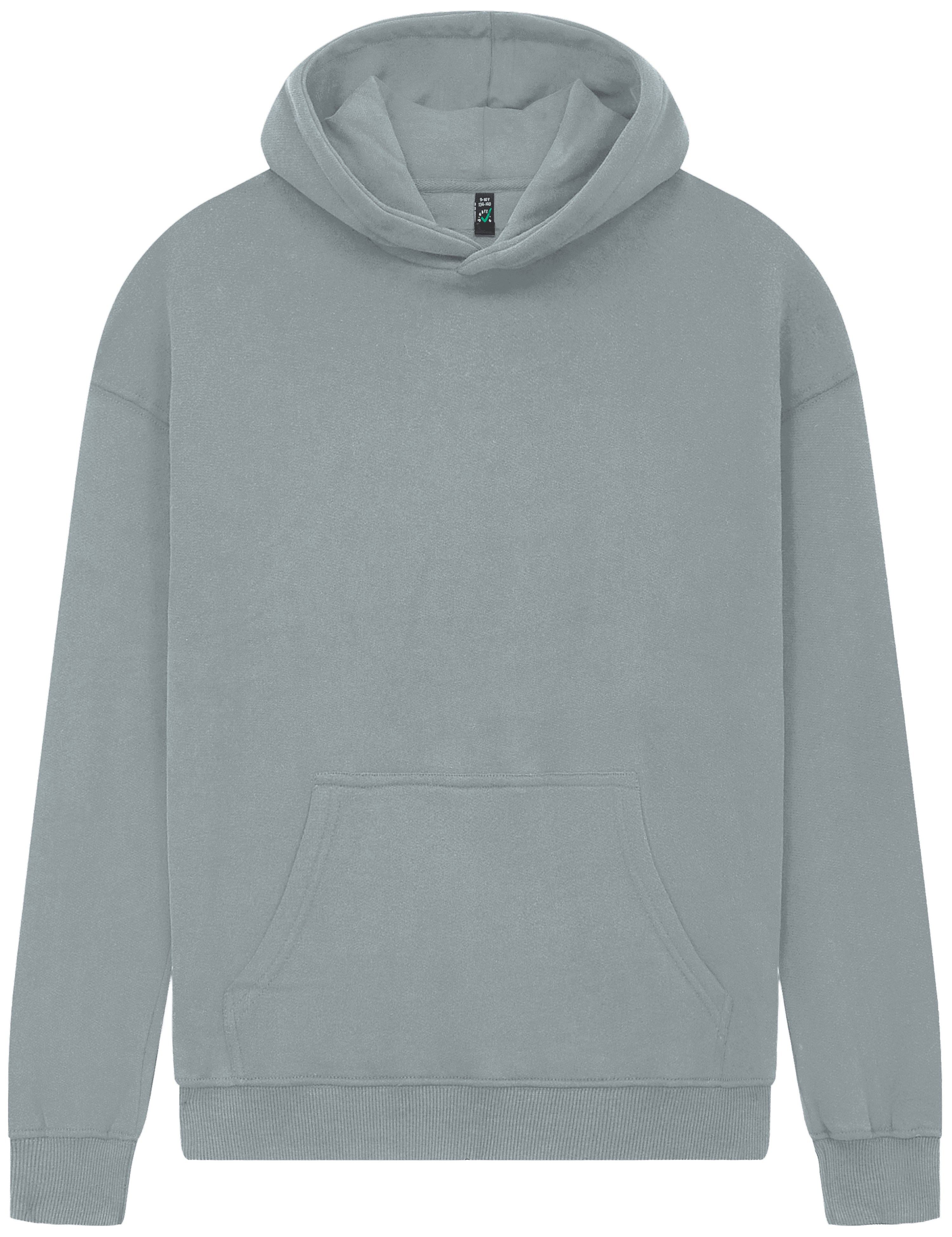 Earth Positive Children's Pullover Hoodie EPJ301 in Sueded Light Heather